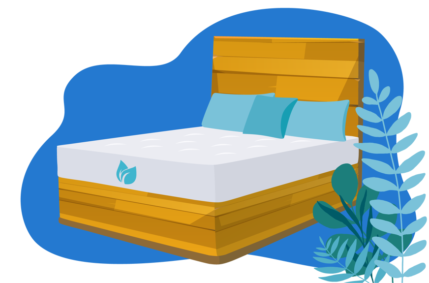 Stylisches Bett
